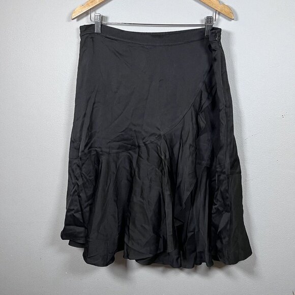 Chloe Kristyn Black Satin Traci Skirt Size XXL - Picture 1 of 8